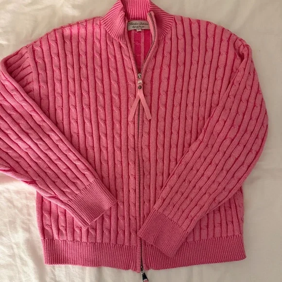 Frankie’s bikinis bea zip up sweater - Picture 2 of 4